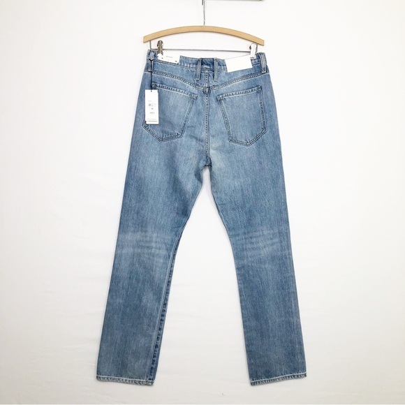 7 for all mankind, easy, slim, straight leg, high rise, jeans - Picture 2 of 13